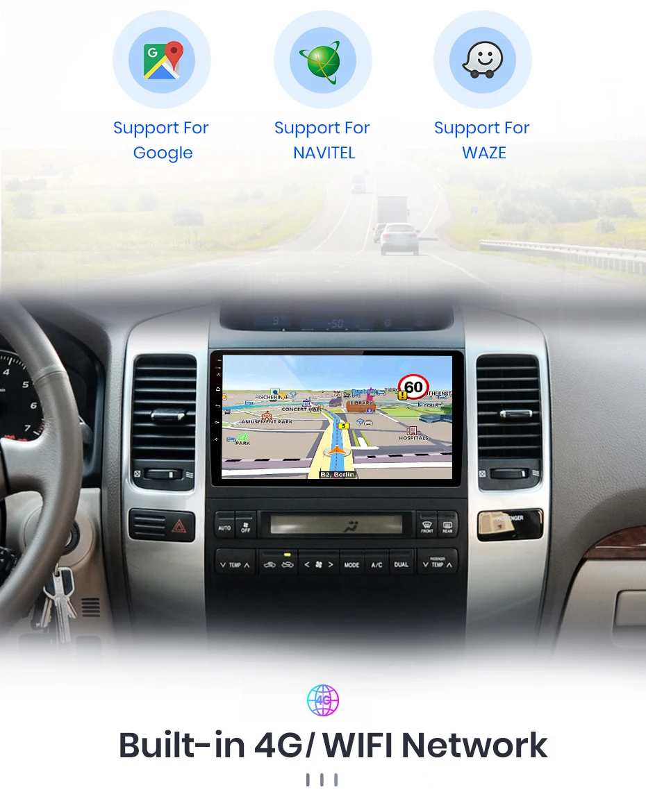 Как установить car play на тойота прадо