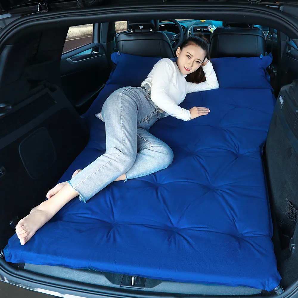Car Mounted Air Mattress Rear SUV Trunk Travel Bed Universal Car Mattress Sleeping Artifact Air Cushion Bed