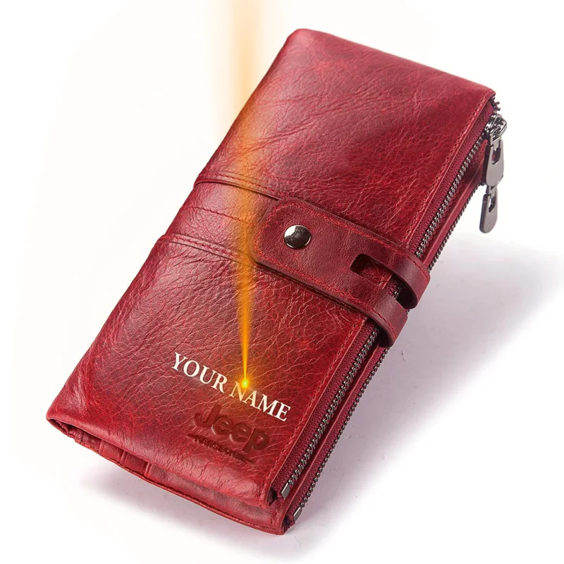 humerpaul-women's-wallets-rfid-blocking-large-capacity-clutches-luxury-cow-leather-bifold-multi-card-case-with-zipper-coin-pocke