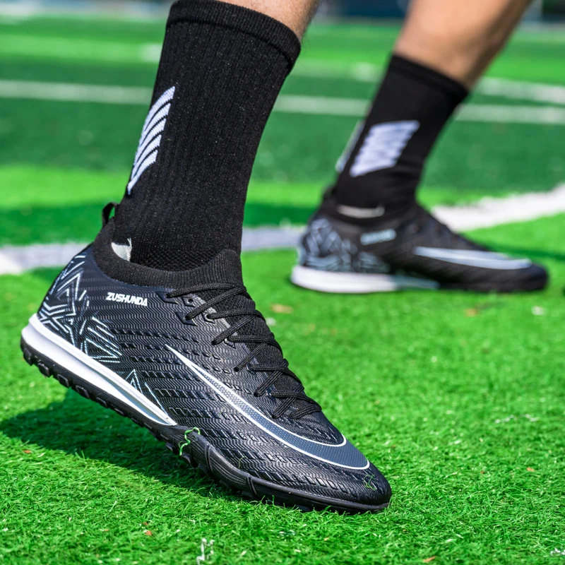 Men's Soccer Shoes TF/FG Non-Slip Turf Soccer Cleats Personalized Design Sport Shoes Casual Sneakers Fashion Football Boot 35-45