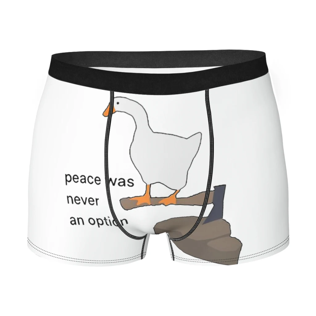 

Peace Was Never An Option Man's Boxer Briefs Underpants Farce And Funny Game Highly Breathable High Quality Gift Idea
