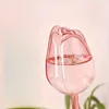 Pink tulip plant watering balls, suitable for indoor and outdoor plants, automatic plant drippers, and automatic watering 5