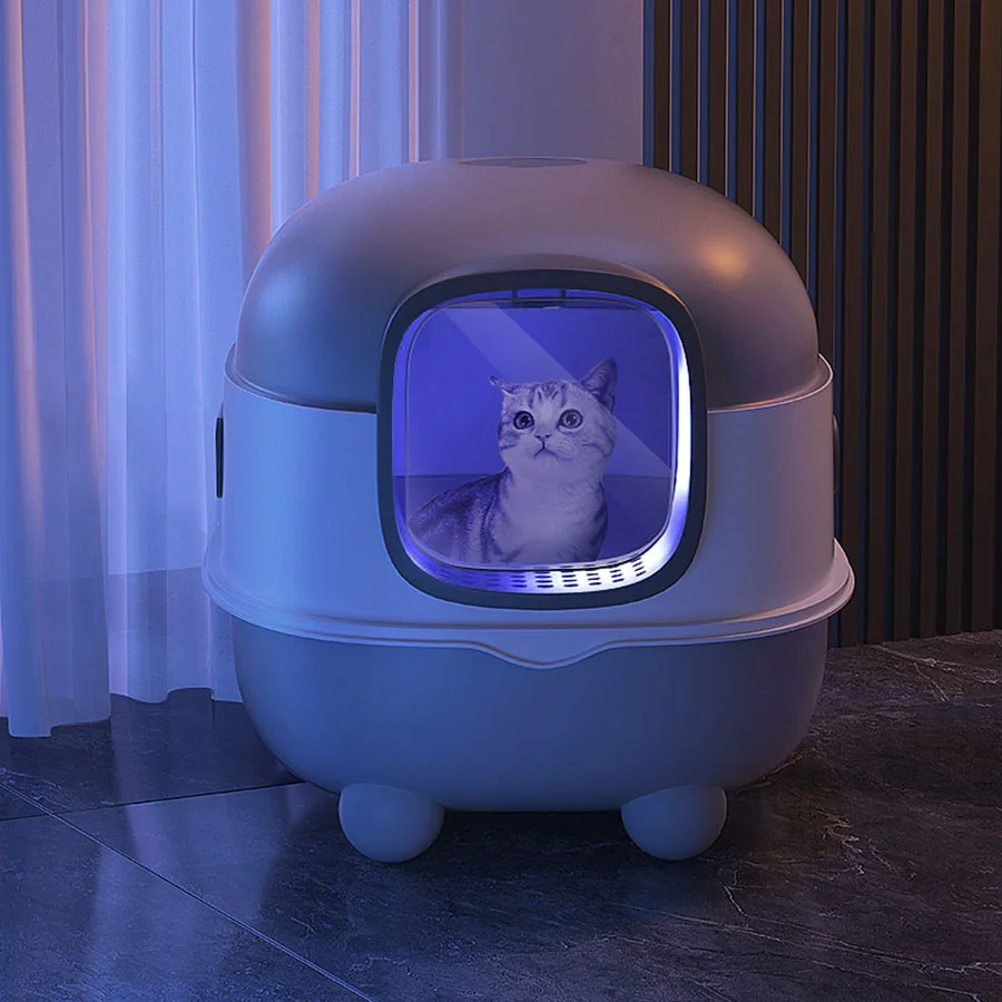 EnclosureIndoorCatLitterBoxHighDeepDrawersLuxuryVilla