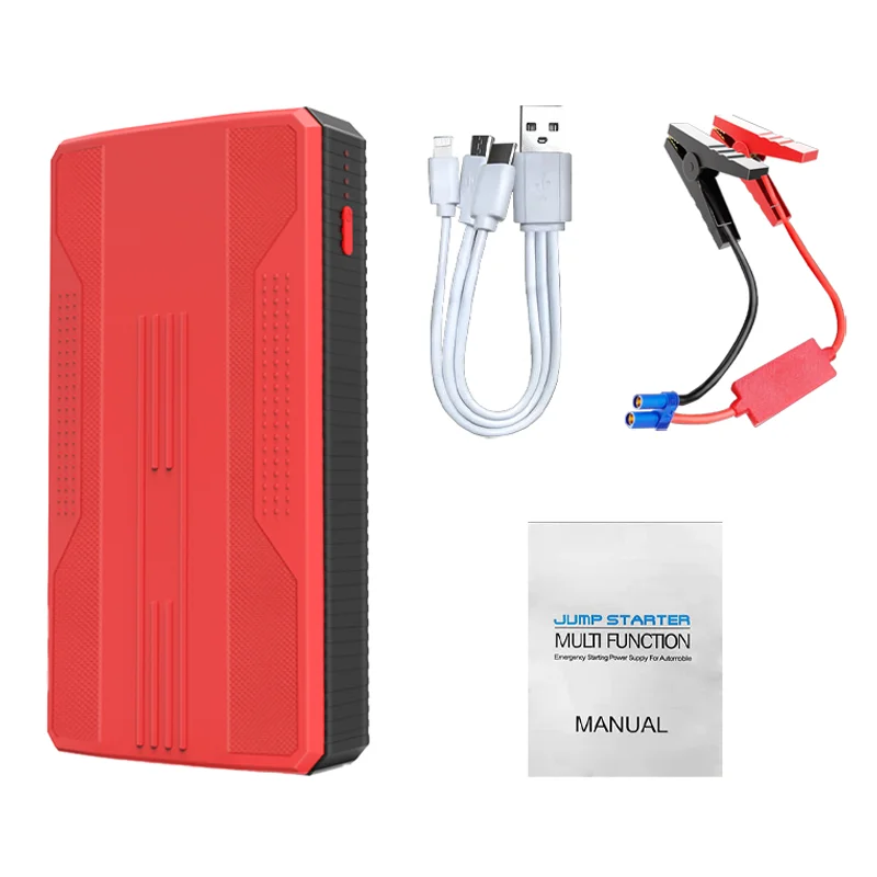 Chargeur d'urgence multifonction pour voiture 12V, 20000mAh, 2 ports USB,  batterie de secours, bloc d'alimentation, booster, dispositif de démarrage