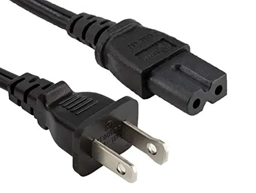 

Сетевой шнур 15 футов 18 AWG с 2 разъемами для поляризованных ноутбуков
