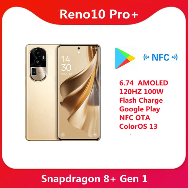 OPPO Reno10 RENO 10 Pro Plus 5G Mobile Phone Snapdragon 8+Gen1 6.74 1.5K  OLED 50MP Camera 100W Charge NFC Smartphone - AliExpress