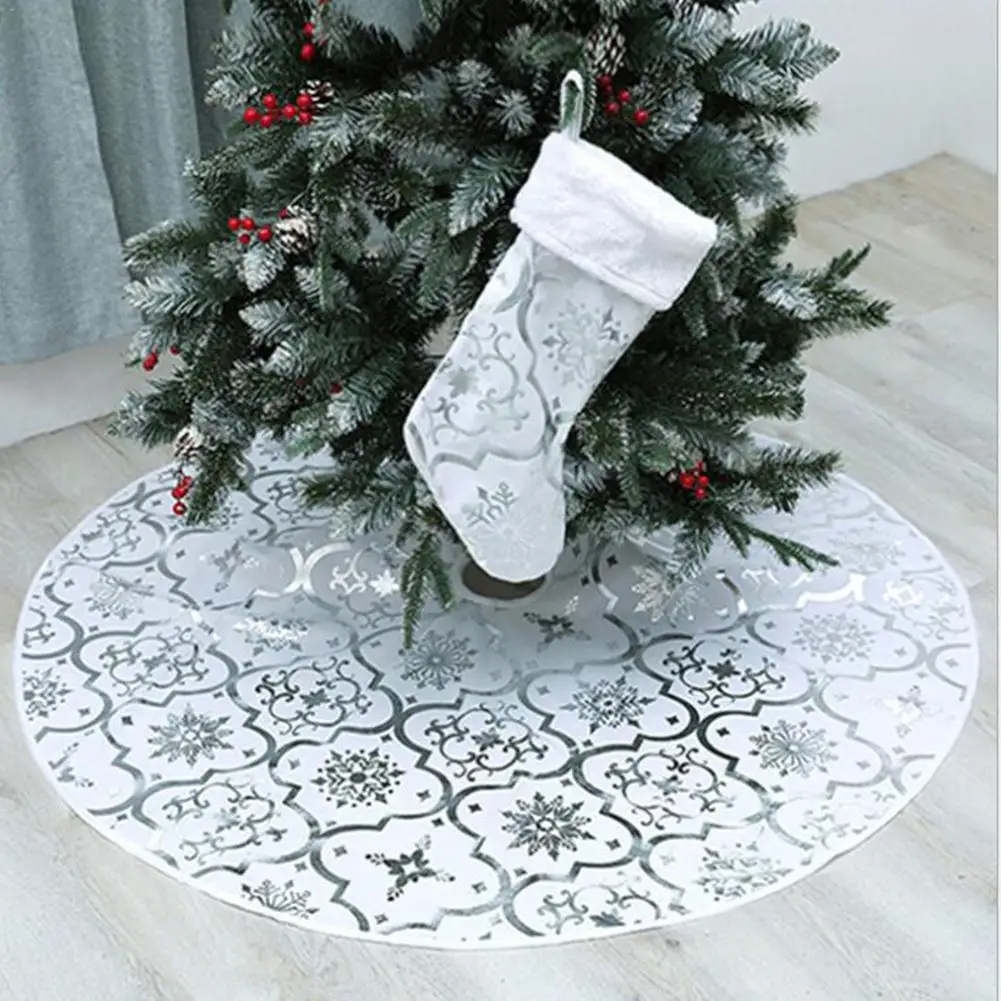 Christmas Tree Skirt With Free Stocking Ornament Christmas Tree