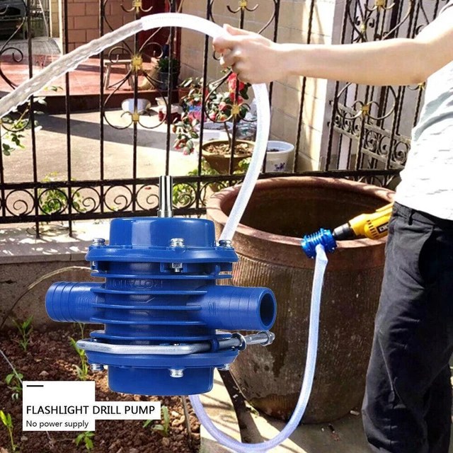 Tragbare elektrische Bohr pumpe Dieselöl Flüssigkeit Wasserpumpe Mini Hand  selbst ansaugende Flüssigkeits übertragungs pumpe Hausgarten  Outdoor-Werkzeug - AliExpress