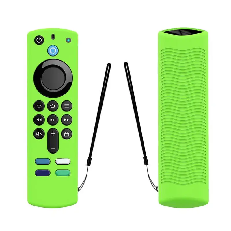 Silicone Remote Case Silicone Case Protective Cover For Alexa Voice Remote (3rd Gen) Remote Control Anti-drop Dustproof Case Shell