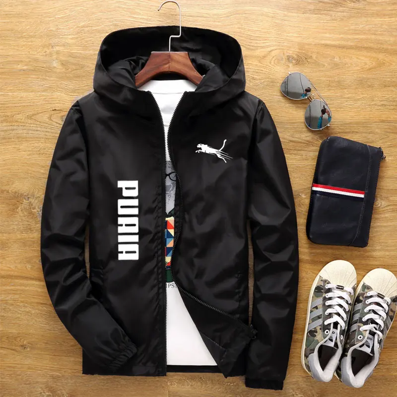 Spring and summer windbreaker hooded Windproof men's jacket mens casual windbreaker zipper thin Outdoor jacket men M-7XL,waterproof jacket,cycling jacket,mens hoodies