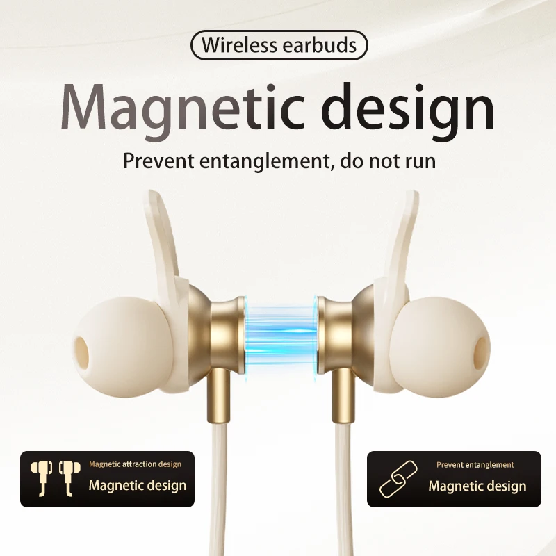 EARDECO Sport Wireless Headphones Bass Bluetooth Earphone Neckband Earphones Stereo Handsfree Headset with Mic Big Moving Coil 3