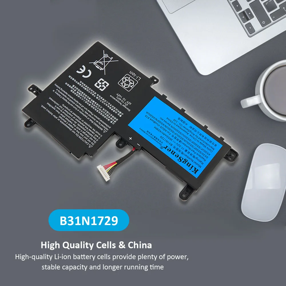 Kingsener-bateria do Portátil para Asus Vivobook S15 S530 S530f S530fa S530fn S530ua S530uf S530un X530fn 11.52v 42wh B31n1729 - Imagem 5