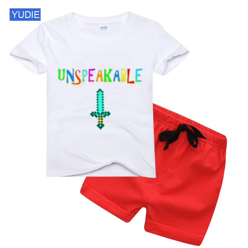 

2023 Kids T-shirt Set Cool Boys Girls Clothing for Summer Green Lion T-shirt+shorts Suit Kids Baby Clothing Kids Clothes Outfits