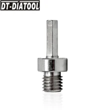 

DT-DIATOOL 1pc Change Thread Converter For M14 Thread To 3/8 Diamond Core Bits Adapter For Hand Drill Or Electric Drill