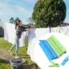 24Pcs Small Laundry Clothespins Strong Clamping Force Multifunctional Pegs for Drying Quilts Clothes Towel racks for bathroom