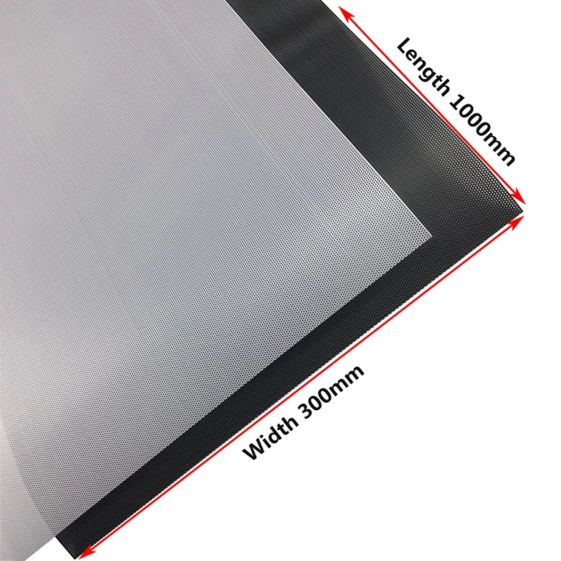 

30cm Computer Mesh DIY PVC PC for Case Fan Cooler Black Dust Filter Net for Case Dustproof Cover Chassis Dust Co