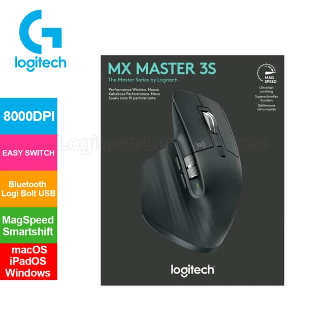 Logitech – souris sans fil MX Master 3S, 8000DPI, BLUETOOTH