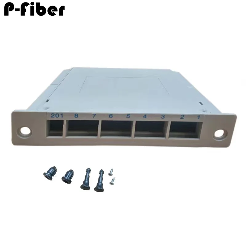 패치 타입 PLC 마이크로 광학 스플리터, 광섬유 패치 박스, 1x8