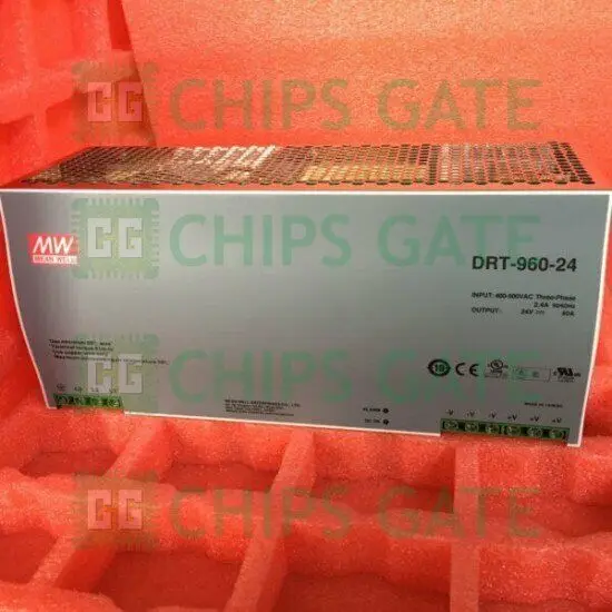 

1PCS New Mean Well DRT-960-24 AC/DC Power Supply Single-OUT 24V 40A 960W
