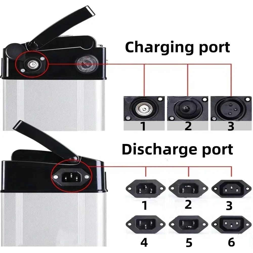 Air fast transportation60V New Full Capacity Power 18650 Lithium Battery 10ah-50ahBattery pack Suitable for Silver Fish 80-2000W 5