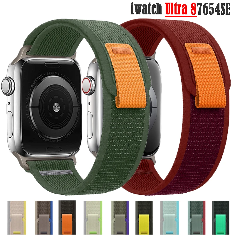 Nylon Band Trail Loop For Apple Watch Ultra 38-49mm iWatch Series