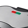 Double Mini Omelet Maker Round Non-Stick Grids Makes 2 Personalized Individual Breakfast Chaffles & Hamburger 4