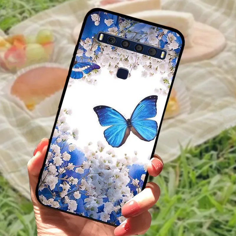 Elegant Marble Black Silicone Soft Bumper Protective Case Cover