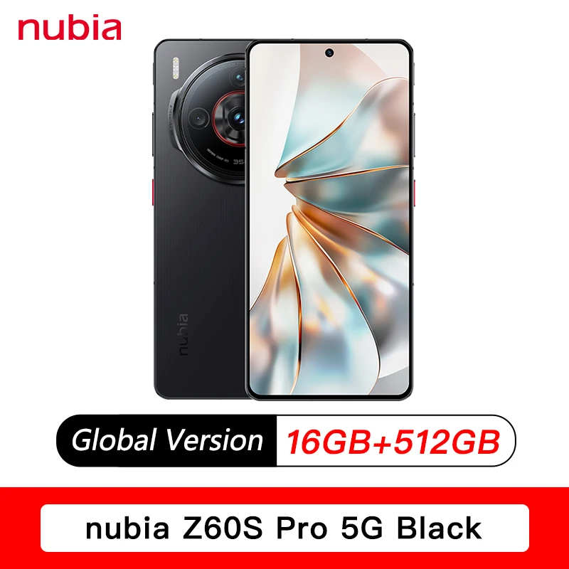 Nubia Z60S Pro 16GB 512GB グローバル版 Black 【公式通販】