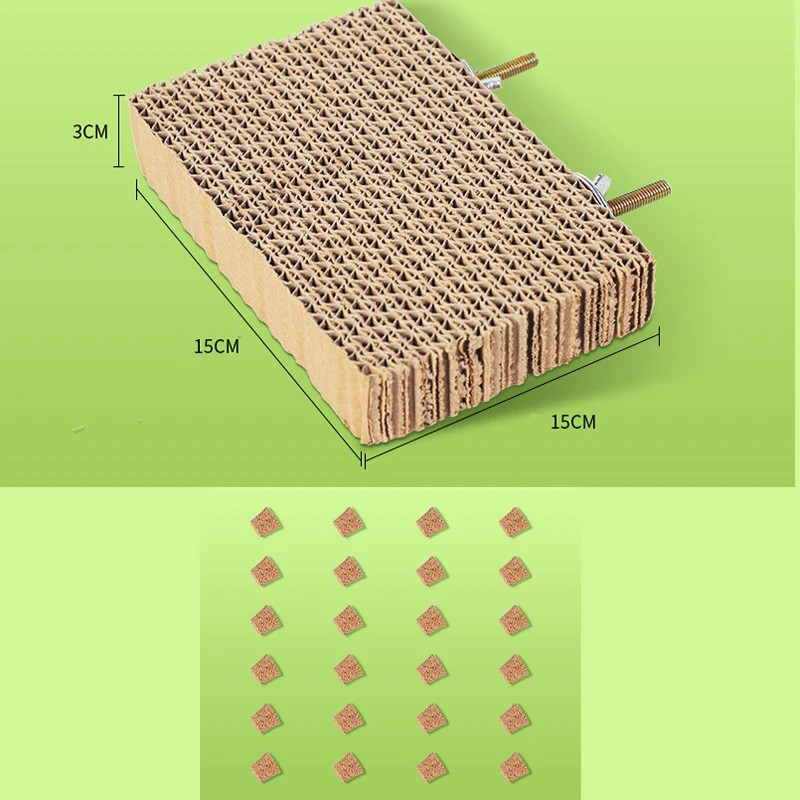 لعبة تمزيق ومضغ للطيور مع منصة جثم من الفلين | متج...