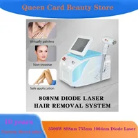 Vente chaude glace titane 3 longueurs d'onde Diode Laser épilation 808 Diode Laser épilation Machine de beauté 3