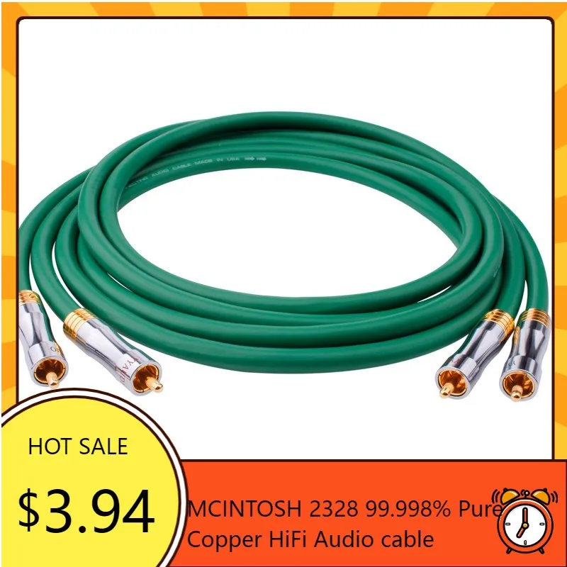 Mcintosh 2328 99.998% Cavo Audio Hifi In Rame Puro Cavo Di Interconnessione Rca Cavo Audio Audiofilo Da Rca A Rca