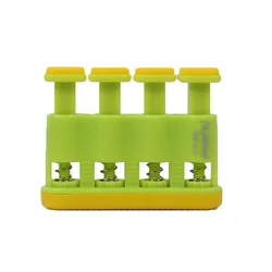 Adjustable Hand Grip Finger Strengthener for Home Fitness and Instrument Training (Green)