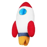 Space Rocket Toys Outerspace Mini Pillow Stuffed Animal Pp Cotton Ship Nursery Decor Child 1
