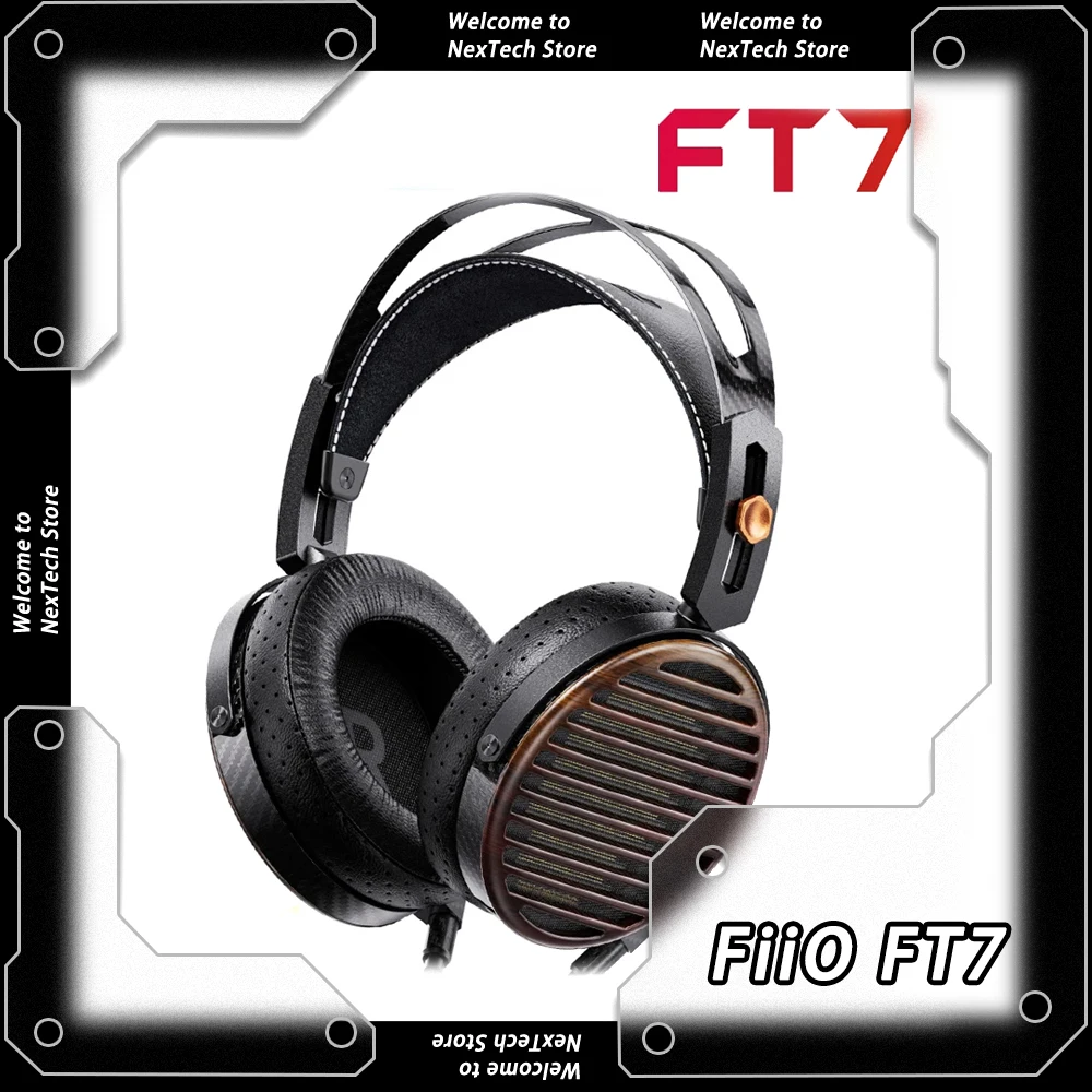 FiiO FT7 オープンバックヘッドフォン キャリングケース付き FiiO FT7 オープンバックヘッドフォン キャリングケース付き Amazon.co