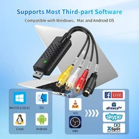 RCA Video Capture Video Capture Card RCA to USB Video Converter VHS DV VCR DVD to Digital Converter for PC TV MAC Windows Vista - Image 4