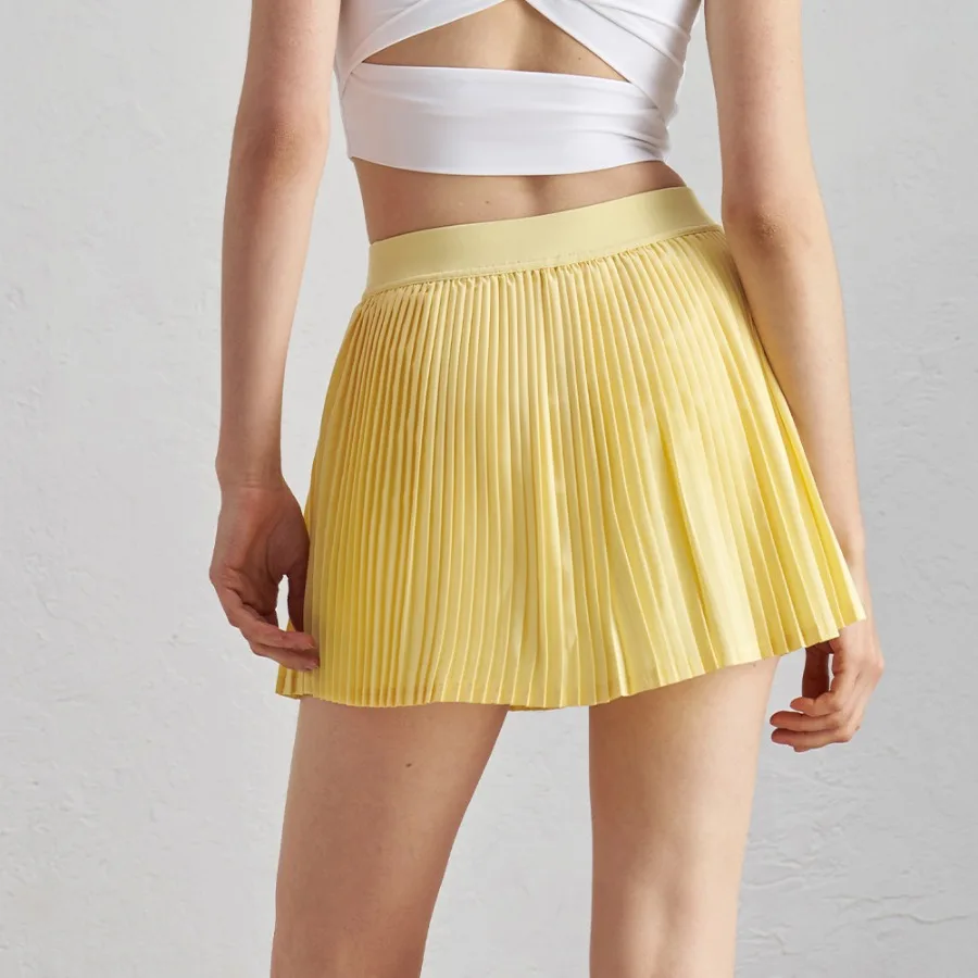 All-matched Organ Skirt for Women Short Sports and Casual Short Skirt Quick Dry Sun Protection Pleated Yoga Clothes