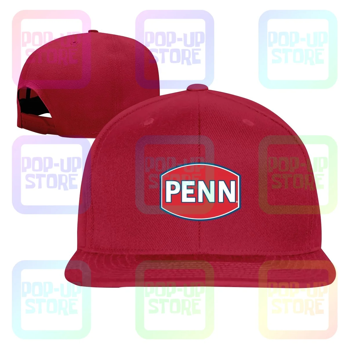 Penn Fishing Gear Reel Rod Snapback Cap Baseball Caps Cool Splicing Hot  Selling