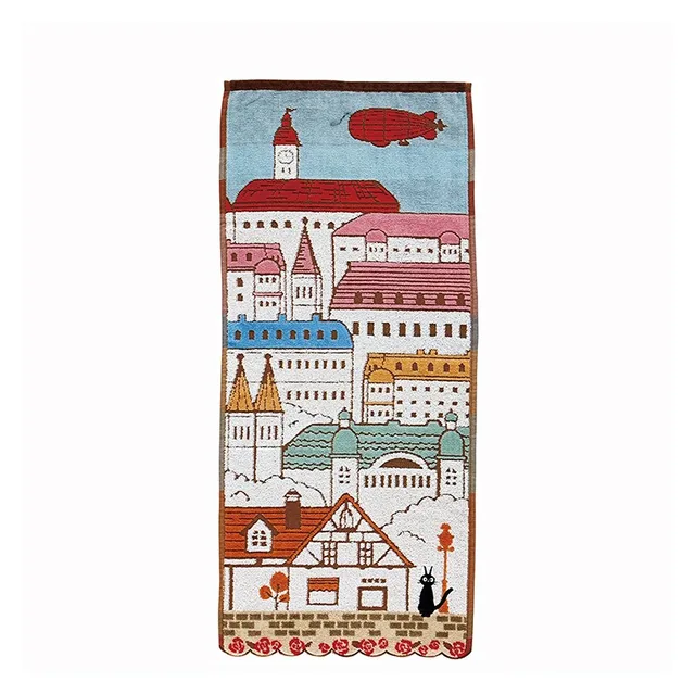 34 × 80 Cm ， Japán Rajzfilm Animáció, Boszorkány, Fekete Macska Jiji Sorozat, Szuper Puha Arc Törölközők, Fürdő Törülközők, Tiszta Pamut - Image 6