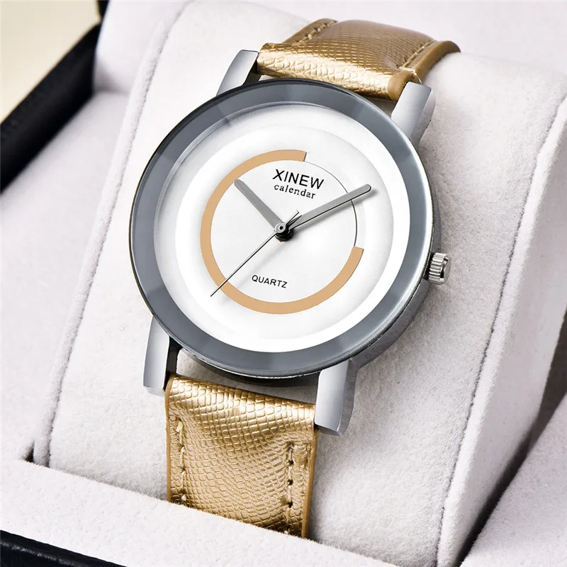 Reloj Hombre XINEW Brand Cheap Watches For Men Fashion Leather Band Simple Gift Quartz Clock Black Erkek Barato Saat Montre 2024