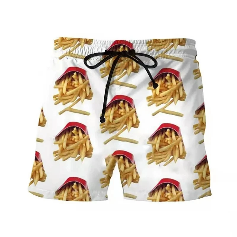 New 3D Print Beef Hot Dog Causal Clothing  Fashion Men Women Shorts Plus Size S-7XL Streetwear Pants  Cargo Shorts Men