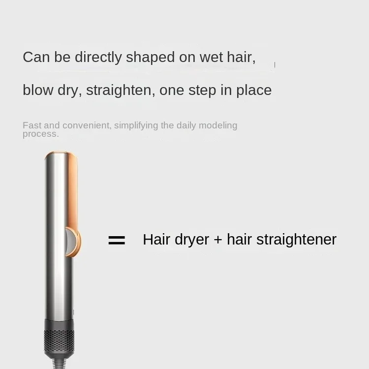 HT01 Hair Straightener Hair Dryer Mechanical Dry and Wet Dual-purpose Straight Plate Clamp Escova Alisadora Cepillo Rizos 6