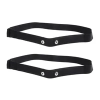 2Pcs Elastic Heart Rate Chest Strap Bands For Geonaute Wahoo Garmin Magene Bryton Coospo Heart Rate Sensor Chest Belt 1