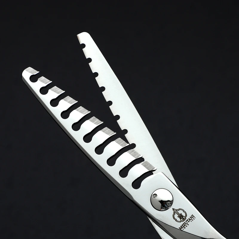 

Mizutani-Double-sided Thinning Shears for Men, Hair Scissors, VG10 Cobalt Alloy Steel, Hairdressing Tools, 6-6.3-6.7-7 in