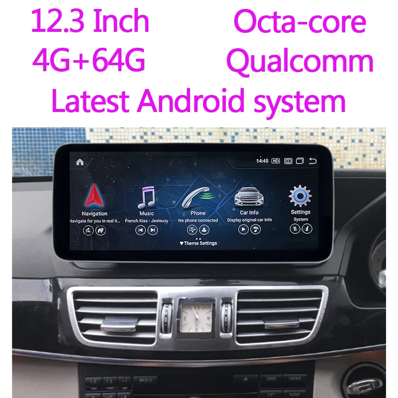 Android 12 Wireless Carplay 360 Bird View For Mercedes Benz E W212 2010