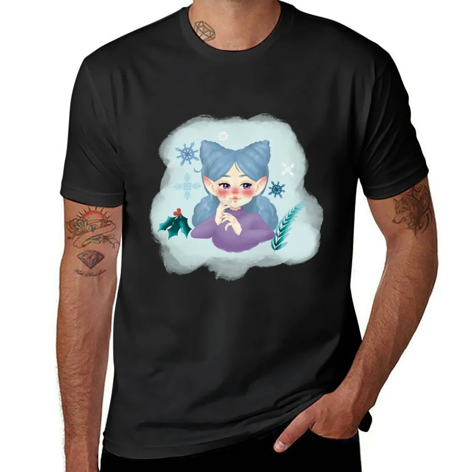 

Winter Pixie T-Shirt new edition anime Short sleeve tee men