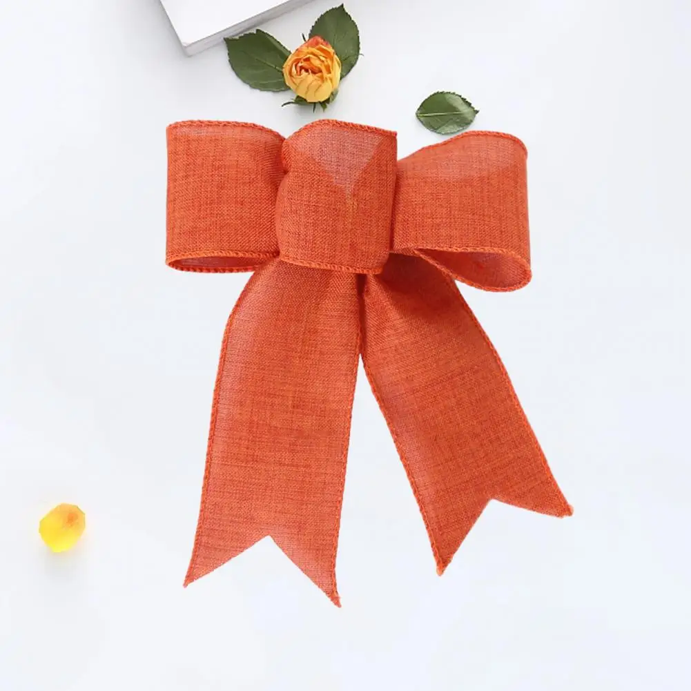 

Festive Gift Box Bow Diy Christmas Bow Charming Christmas Tree Decor Wave Plaid Pattern Bowknot Ornaments for Diy Gift Packing
