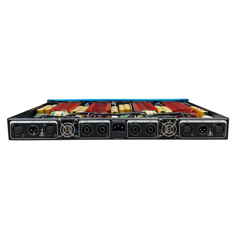 PX1600 디지털 파워 앰프 2/4채널 1600W 전문 오디오 앰프 1U 서브우퍼 앰프 클래스 D 라인 어레이 스피커