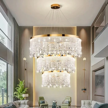 Modern Circular Crystal Chandelier 1