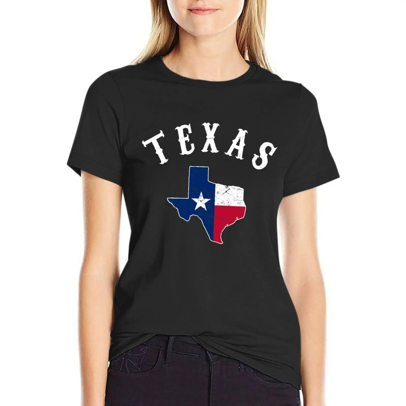 

Texas T-Shirt female vintage clothes shirts graphic tees graphic t-shirts for Women