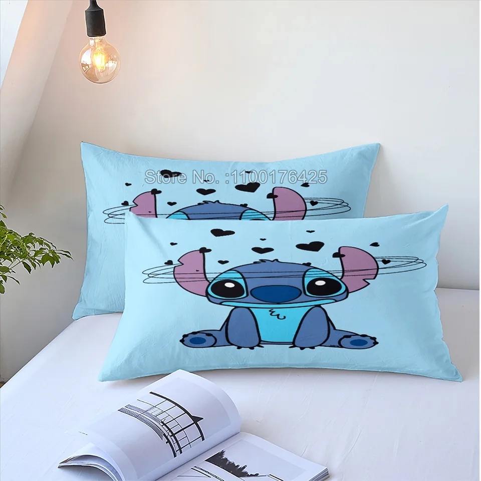 掛け布団アニメリロ & スティッチ布団ベッドカバーシングル